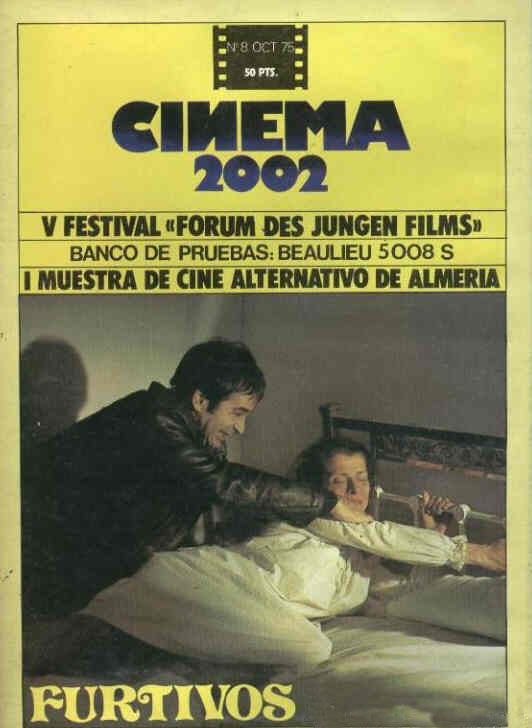 CINEMA 2002 magazine side cover Issue 8 October 1975