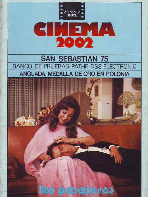 CINEMA 2002 magazine side cover Issue 9 November 1975