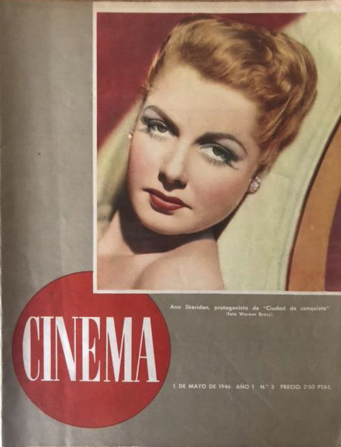 CINEMA (40s Sp) magazine side cover Issue 3 1 May 1946