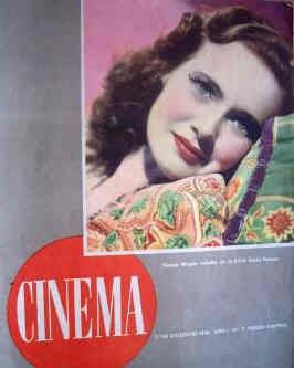 CINEMA (40s Sp) magazine side cover Issue 9 1 August 1946
