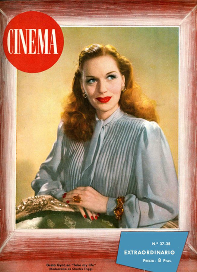 CINEMA (40s Sp) magazine side cover Issue 37-38  1947