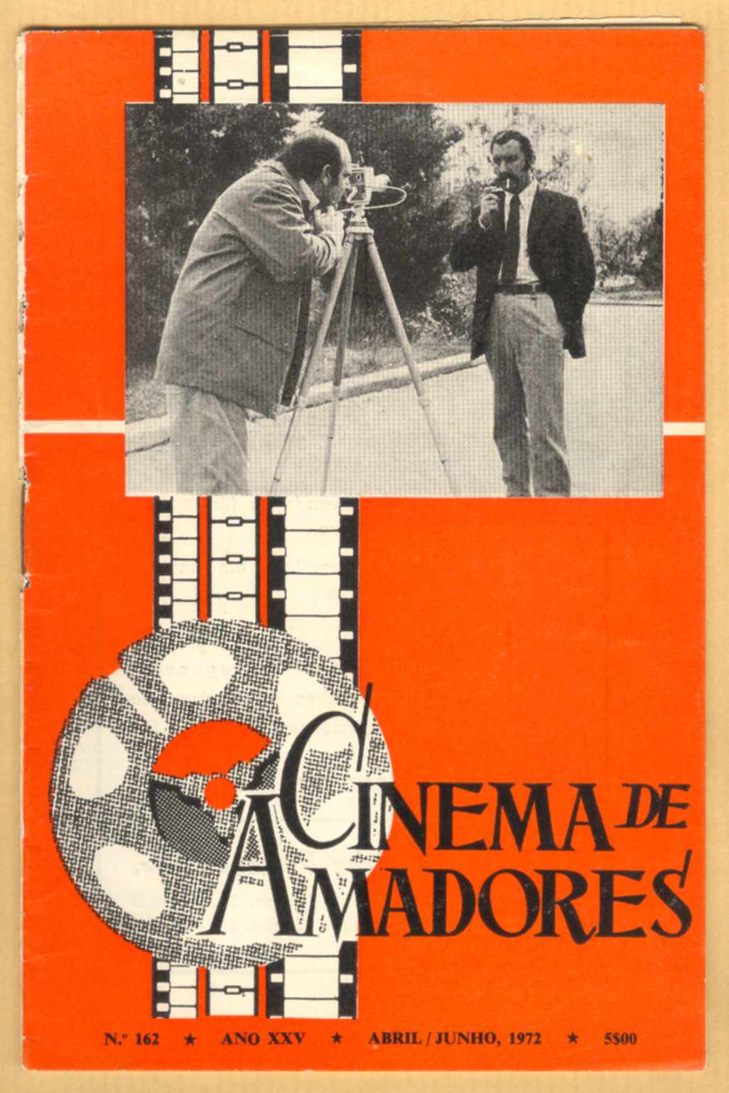 CINEMA DE AMADORES magazine side cover Issue 162 April/May/June 1972