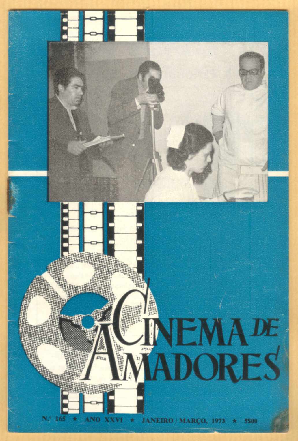 CINEMA DE AMADORES magazine side cover Issue 165 January/February/March 1973