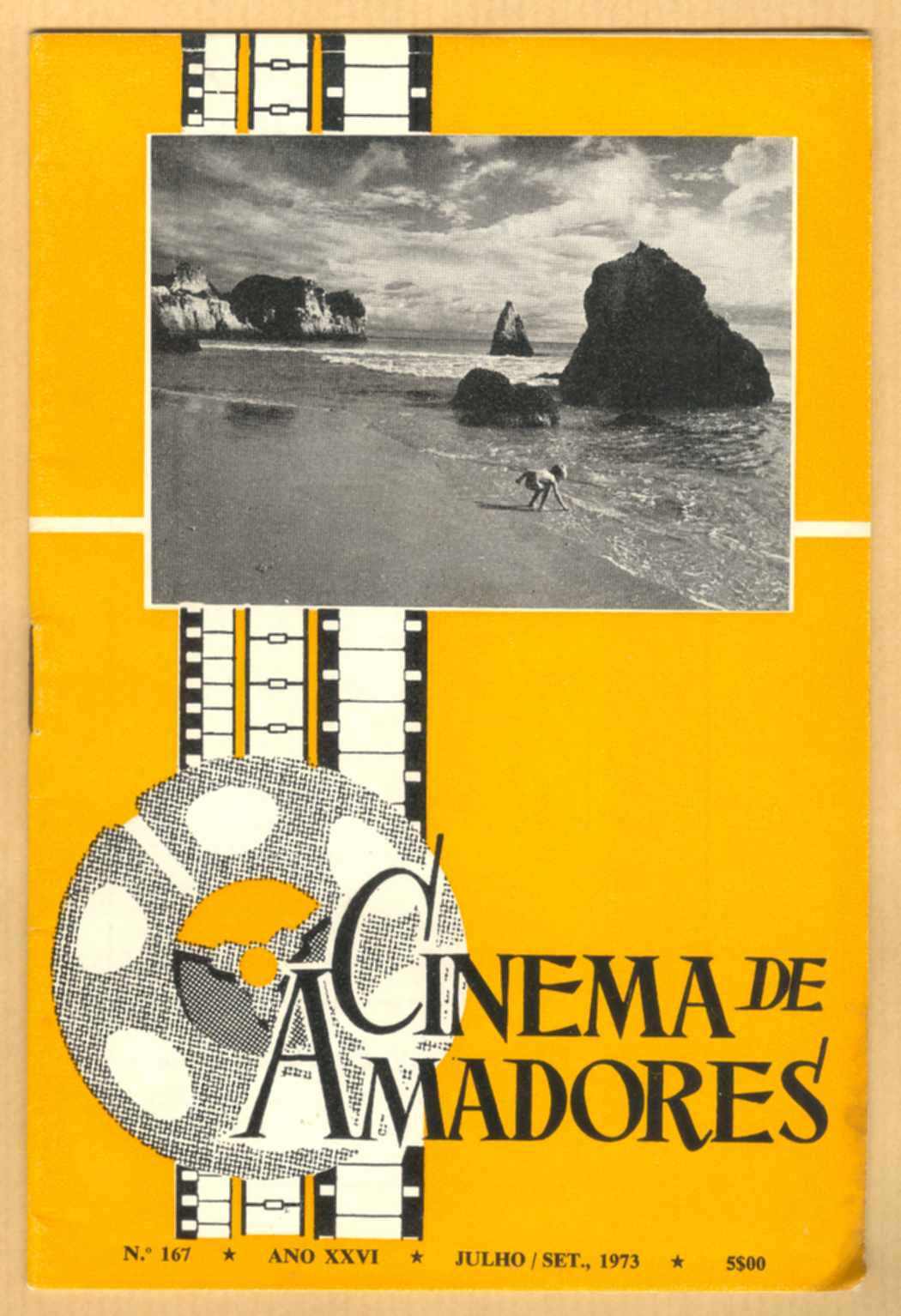 CINEMA DE AMADORES magazine side cover Issue 167 July/August/September 1973