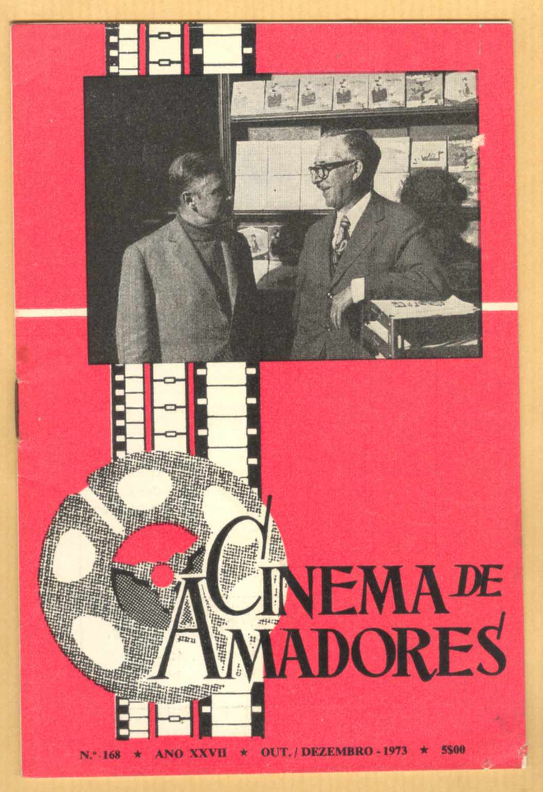 CINEMA DE AMADORES magazine side cover Issue 168 October/November/December 1973
