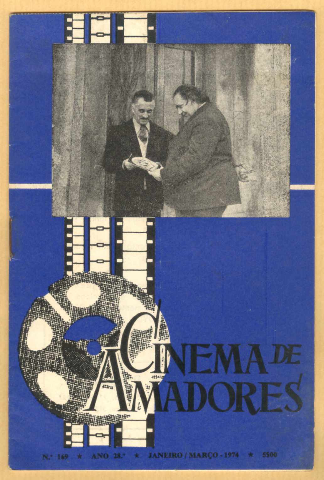 CINEMA DE AMADORES magazine side cover Issue 169 January/February/March 1974