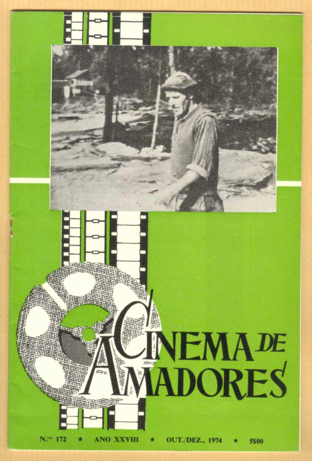 CINEMA DE AMADORES magazine side cover Issue 172 October/November/December 1974