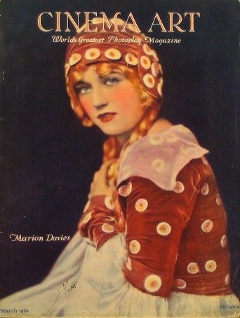 CINEMA ART magazine side cover March 1923