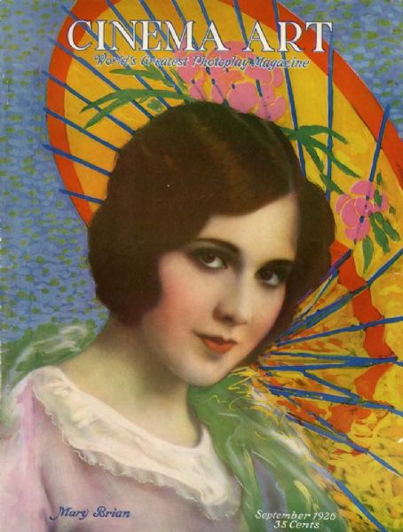 CINEMA ART magazine side cover September 1926