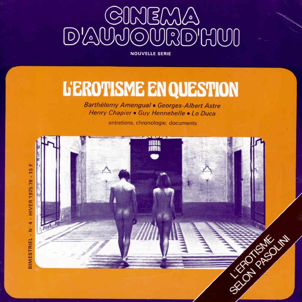 CINEMA DAUJOURDHUI magazine side cover Issue 4 December 1975