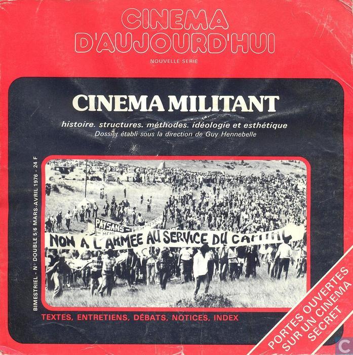 CINEMA DAUJOURDHUI magazine side cover Issue 5/6 March 1976