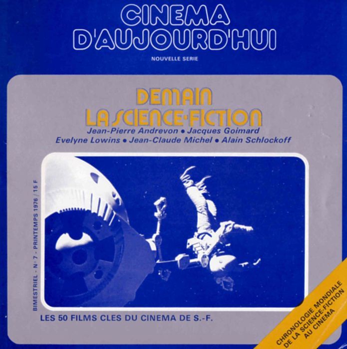 CINEMA DAUJOURDHUI magazine side cover Issue 7 April 1976