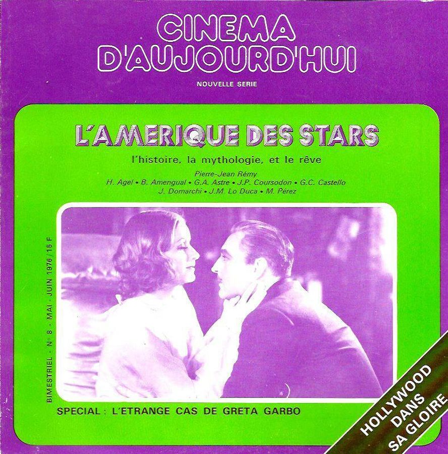 CINEMA DAUJOURDHUI magazine side cover Issue 8 May/June 1976