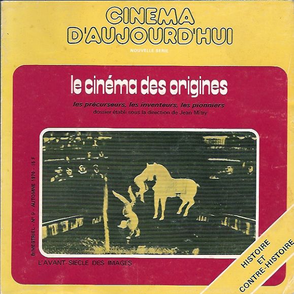 CINEMA DAUJOURDHUI magazine side cover Issue 9 September 1976