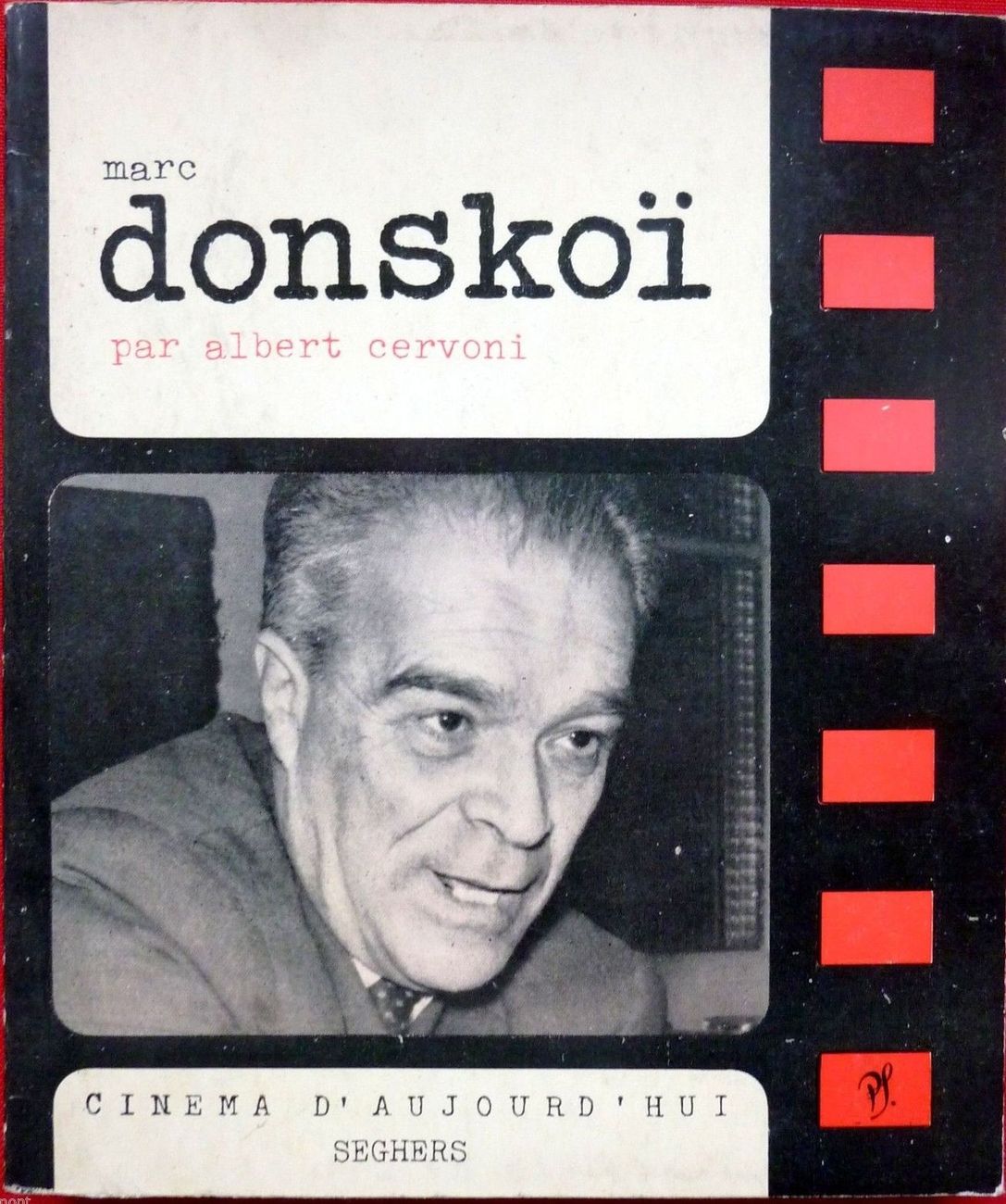 CINEMA DAUJOURDHUI (Seghers) magazine side cover Issue 42  1966