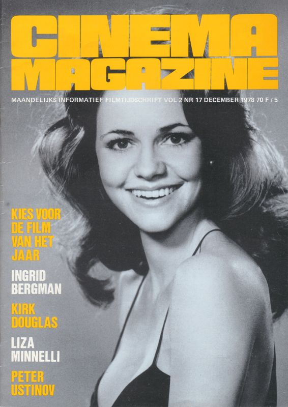 CINEMA (Be) magazine side cover Issue 17 December 1978