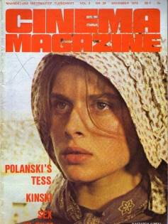 CINEMA (Be) magazine side cover Issue 28 November 1979