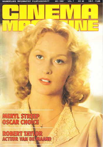CINEMA (Be) magazine side cover Issue 68 May 1983