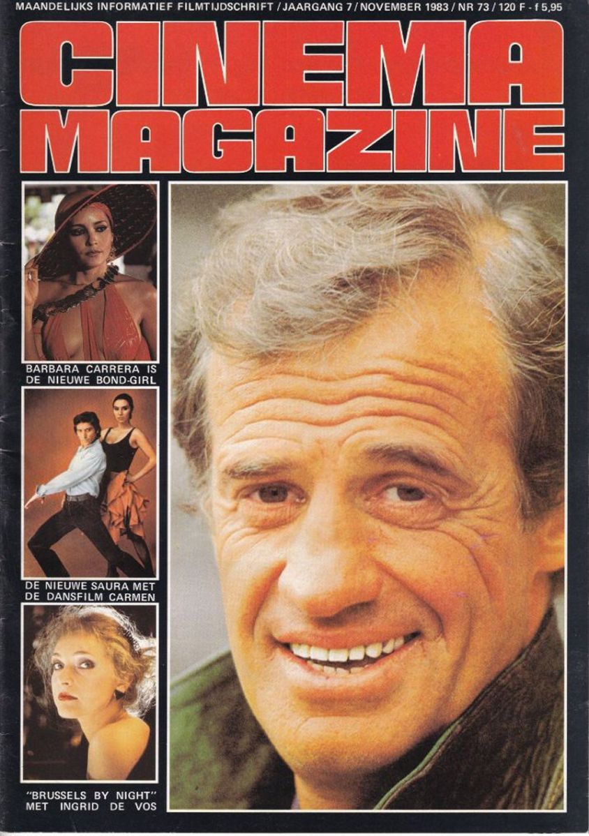 CINEMA (Be) magazine cover Issue 73 November 1983