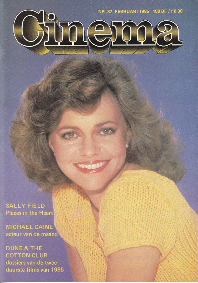 CINEMA (Be) magazine side cover Issue 87 February 1985