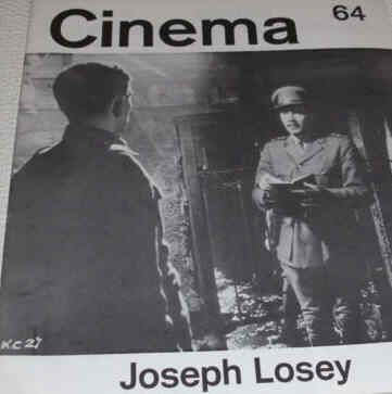 CINEMA (Ch) magazine side cover Issue 64 Winter 1970