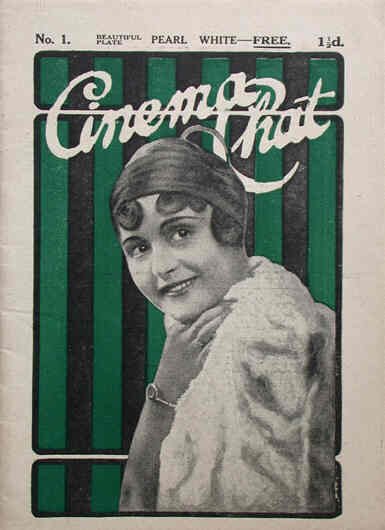 CINEMA CHAT magazine side cover Issue 1 27 May 1919