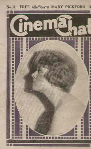 CINEMA CHAT magazine side cover Issue 3 9 June 1919
