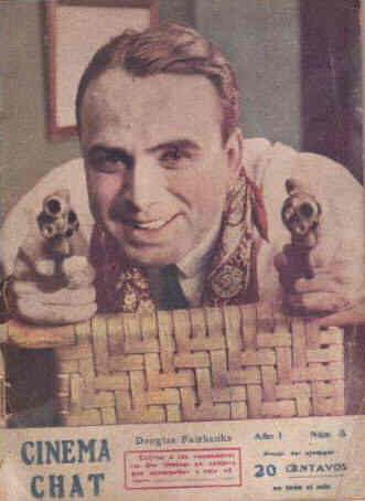 CINEMA CHAT (Ar) magazine side cover Issue 8 8 November 1927