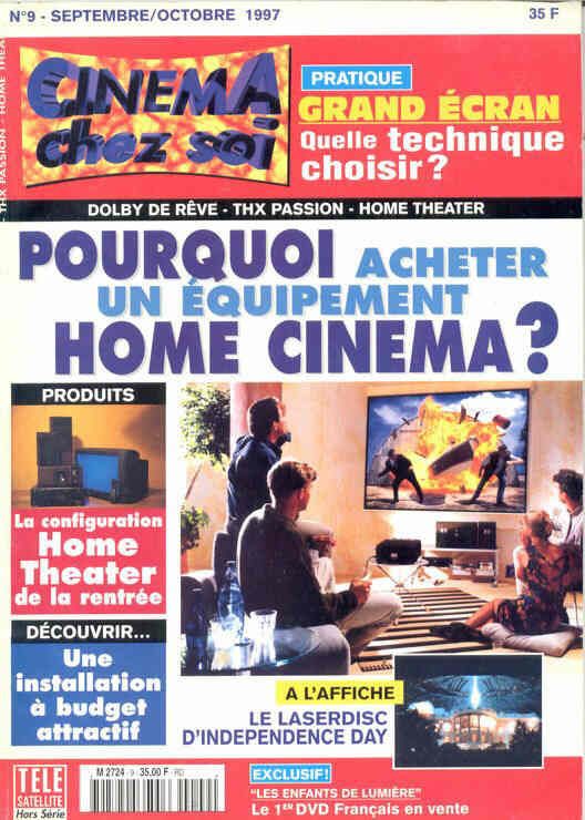 CINEMA CHEZ SOI magazine side cover  Special September/October 1997