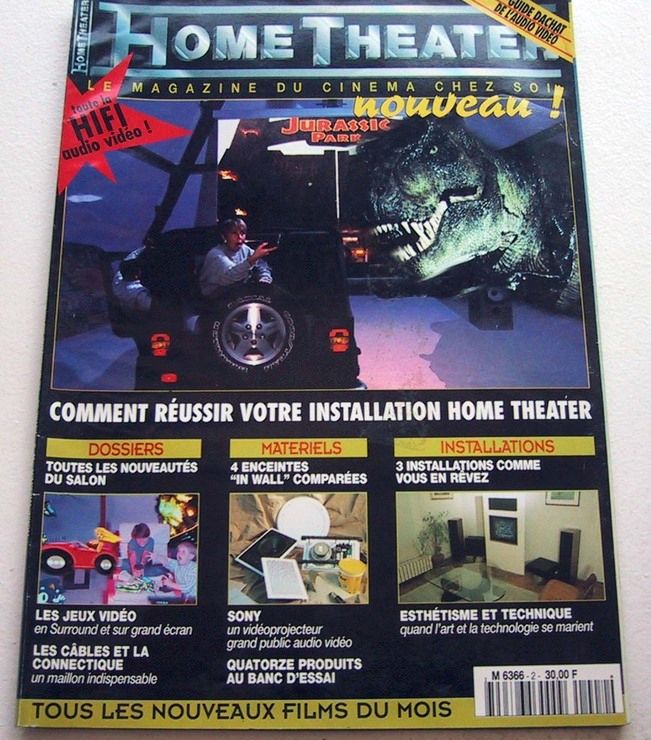 CINEMA CHEZ SOI magazine side cover Issue 2 April 1999