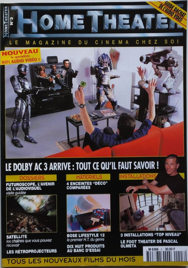CINEMA CHEZ SOI magazine side cover Issue 3 May 1999