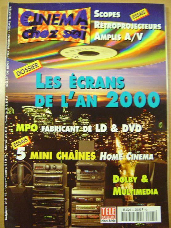 CINEMA CHEZ SOI magazine side cover Issue 5 July/August 1999