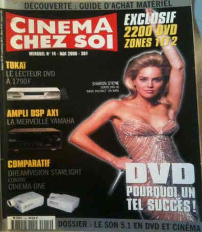 CINEMA CHEZ SOI magazine side cover Issue 14 May 2000