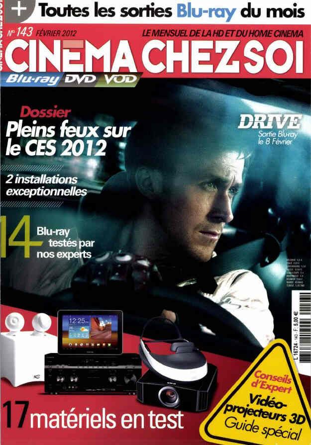 CINEMA CHEZ SOI magazine side cover Issue 143 February 2012