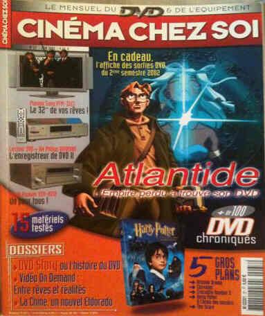 CINEMA CHEZ SOI magazine side cover Issue 37 June 2002