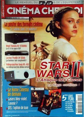 CINEMA CHEZ SOI magazine side cover Issue 42 December 2002