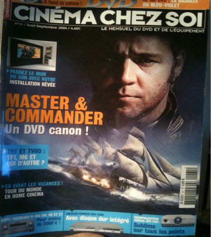 CINEMA CHEZ SOI magazine side cover Issue 61 September 2004