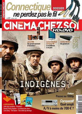 CINEMA CHEZ SOI magazine side cover Issue 90 April 2007