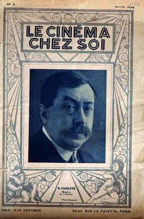 CINEMA CHEZ SOI | LE (20s-40s) magazine side cover Issue 2 March 1926