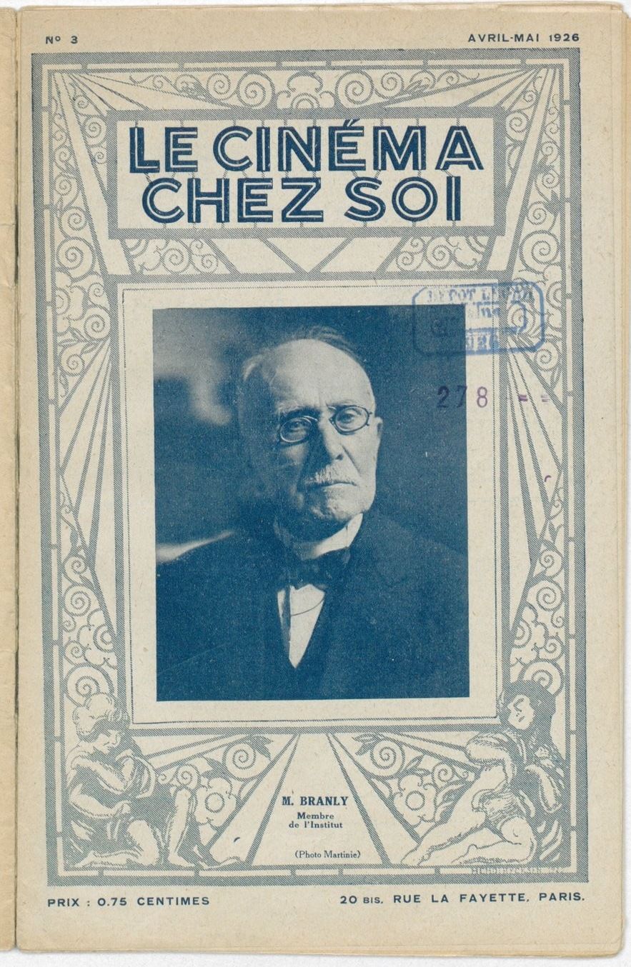 CINEMA CHEZ SOI | LE (20s-40s) magazine side cover Issue 3 April/May 1926