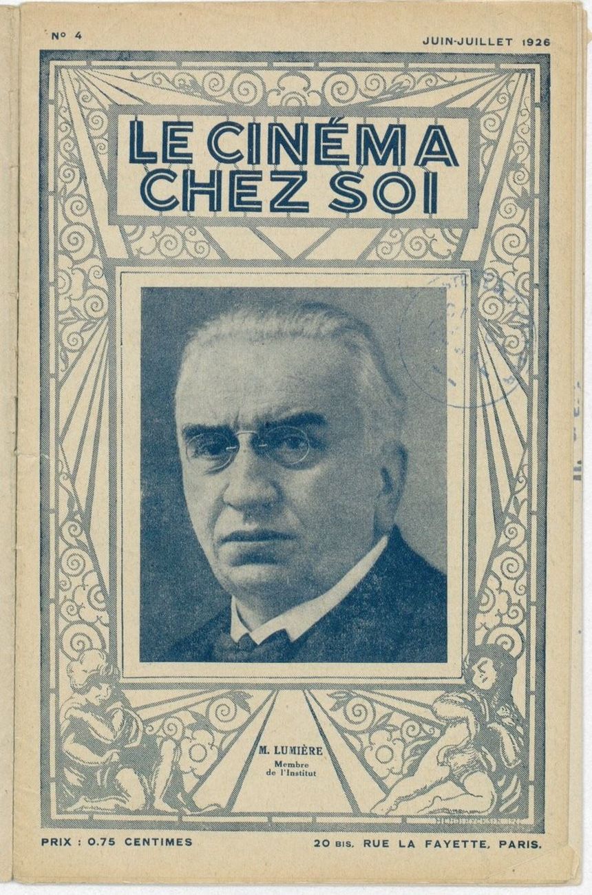 CINEMA CHEZ SOI | LE (20s-40s) magazine side cover Issue 4 June/July 1926
