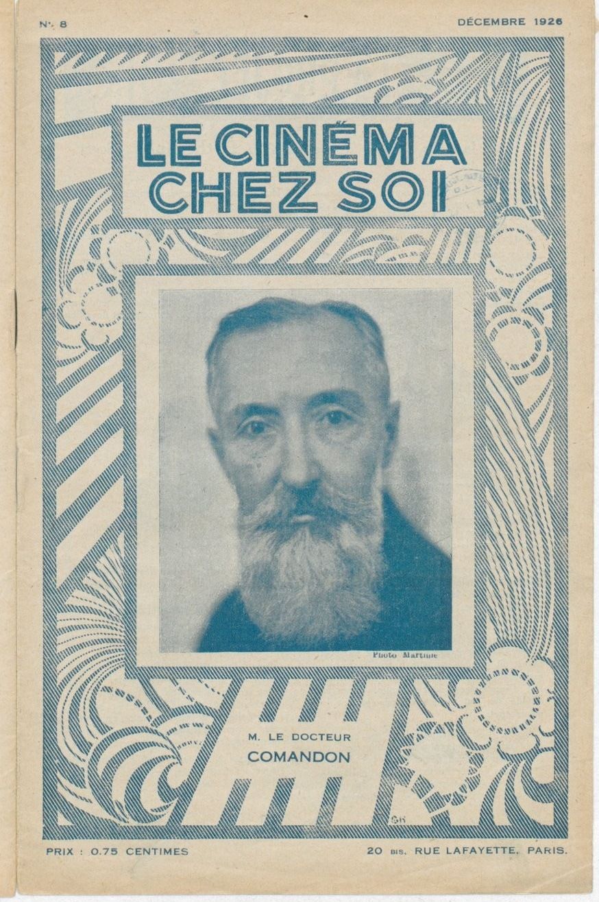 CINEMA CHEZ SOI | LE (20s-40s) magazine side cover Issue 8 December 1926