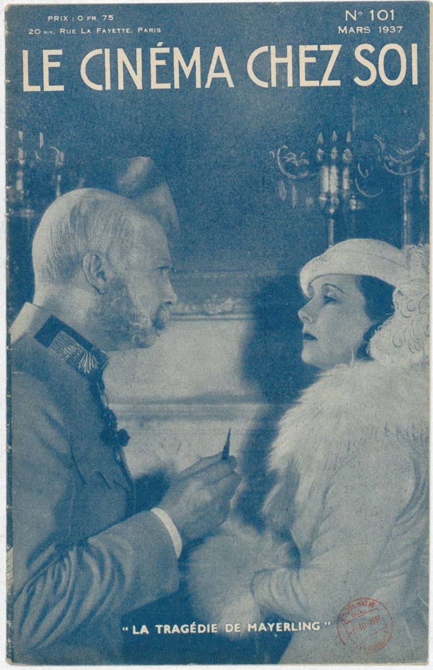 CINEMA CHEZ SOI | LE (20s-40s) magazine side cover Issue 101 March 1937