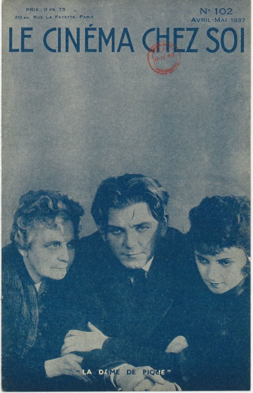CINEMA CHEZ SOI | LE (20s-40s) magazine side cover Issue 102 April/May 1937