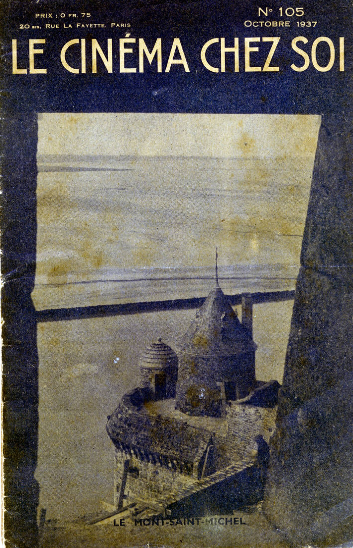 CINEMA CHEZ SOI | LE (20s-40s) magazine side cover Issue 105 October 1937
