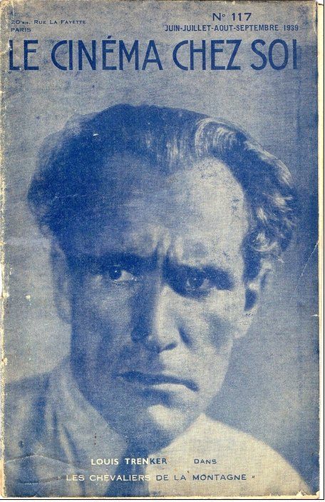 CINEMA CHEZ SOI | LE (20s-40s) magazine side cover Issue 117 June-September 1939