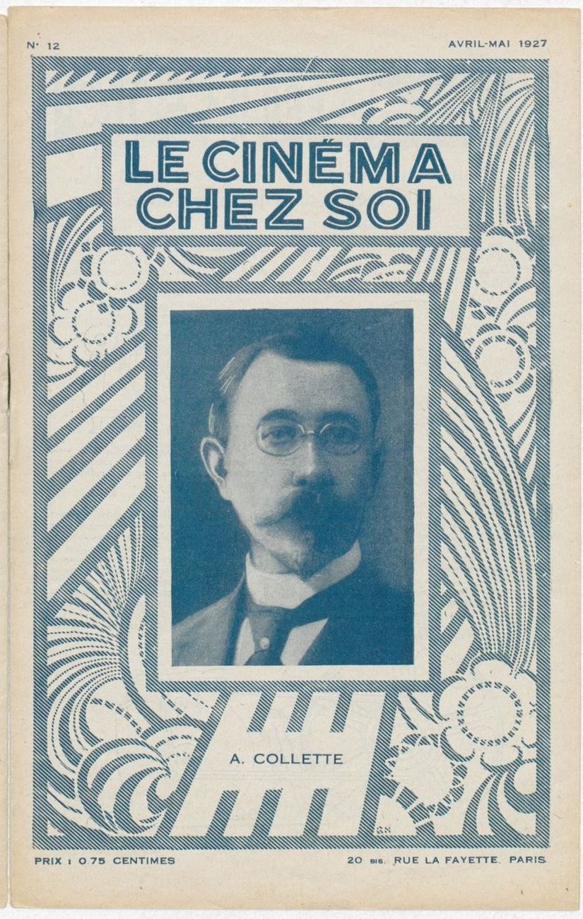 CINEMA CHEZ SOI | LE (20s-40s) magazine side cover Issue 12 April/May 1927