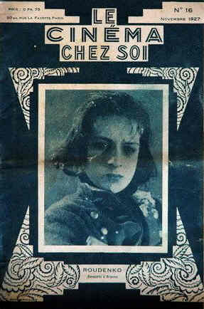 CINEMA CHEZ SOI | LE (20s-40s) magazine side cover Issue 16 November 1927