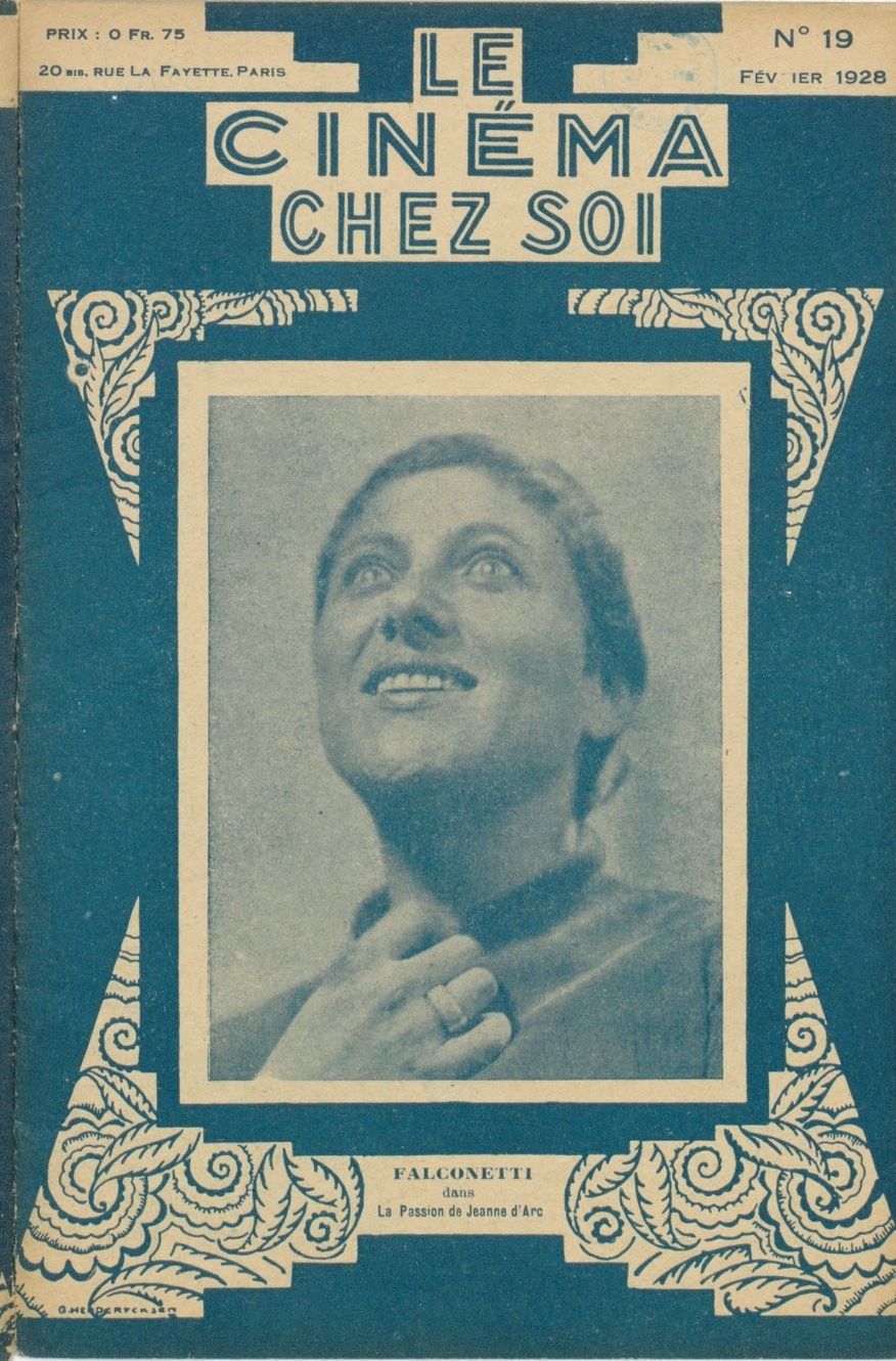 CINEMA CHEZ SOI | LE (20s-40s) magazine side cover Issue 19 February 1928