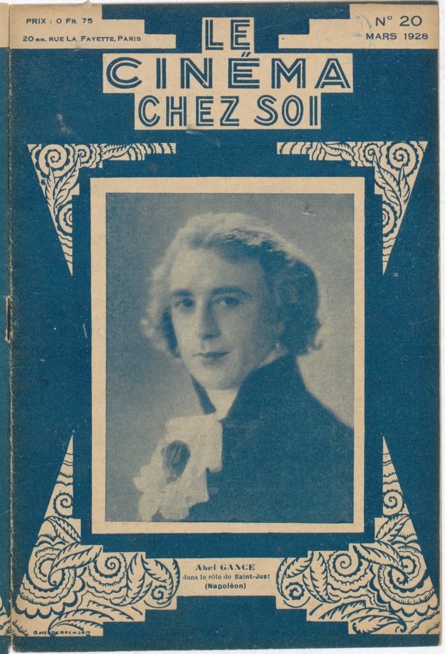 CINEMA CHEZ SOI | LE (20s-40s) magazine side cover Issue 20 March 1928